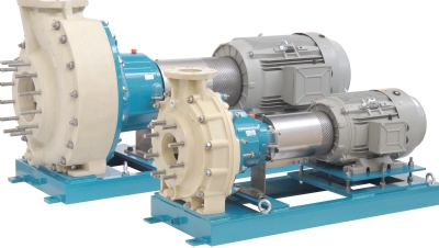 Centrifugal pumps made of thermoplastic polymers