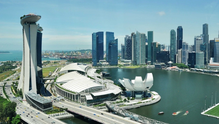   Calls for bids on Tuas Nexus was unveiled in Singapore International Water Week 2018 at Marina Bay Sands, Singapore 