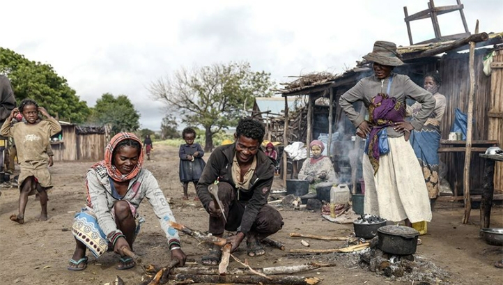 Pictured: People using firewood in Ambovombe, Madagascar. Image: UNICEF/Safidy Andrianantenain via UN