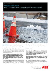 New ABB white paper tackles key water leakage issues