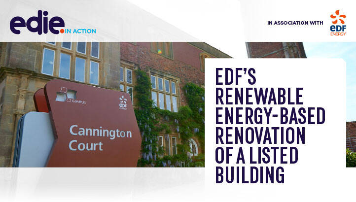 In action: EDF’s renewable energy-based renovation of a listed building