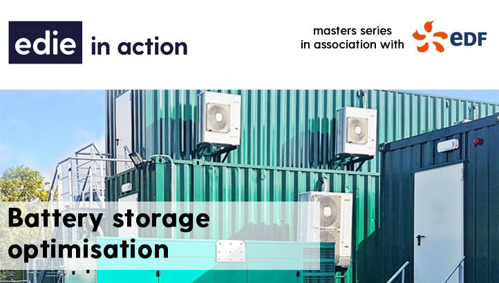 In action: EDF battery storage optimisation with a financial services company