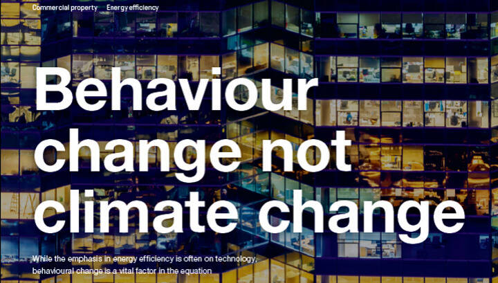 Behaviour Change Not Climate Change