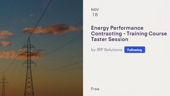 Webinar Invitation – an introduction to Energy Performance Contracts