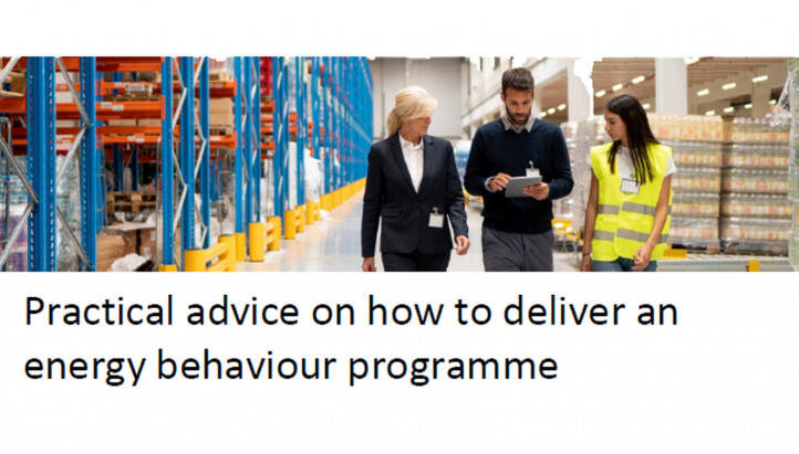 Start your energy behaviour change programme now with our free factsheet