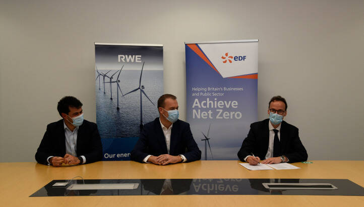 EDF signs largest offshore wind farm agreement with RWE