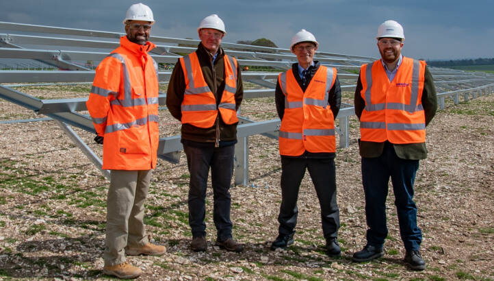 Construction underway on Centrica’s first solar farm