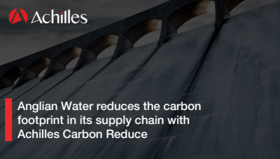 Anglian Water reduces carbon footprint in its supply chain with Achilles Carbon Reduce