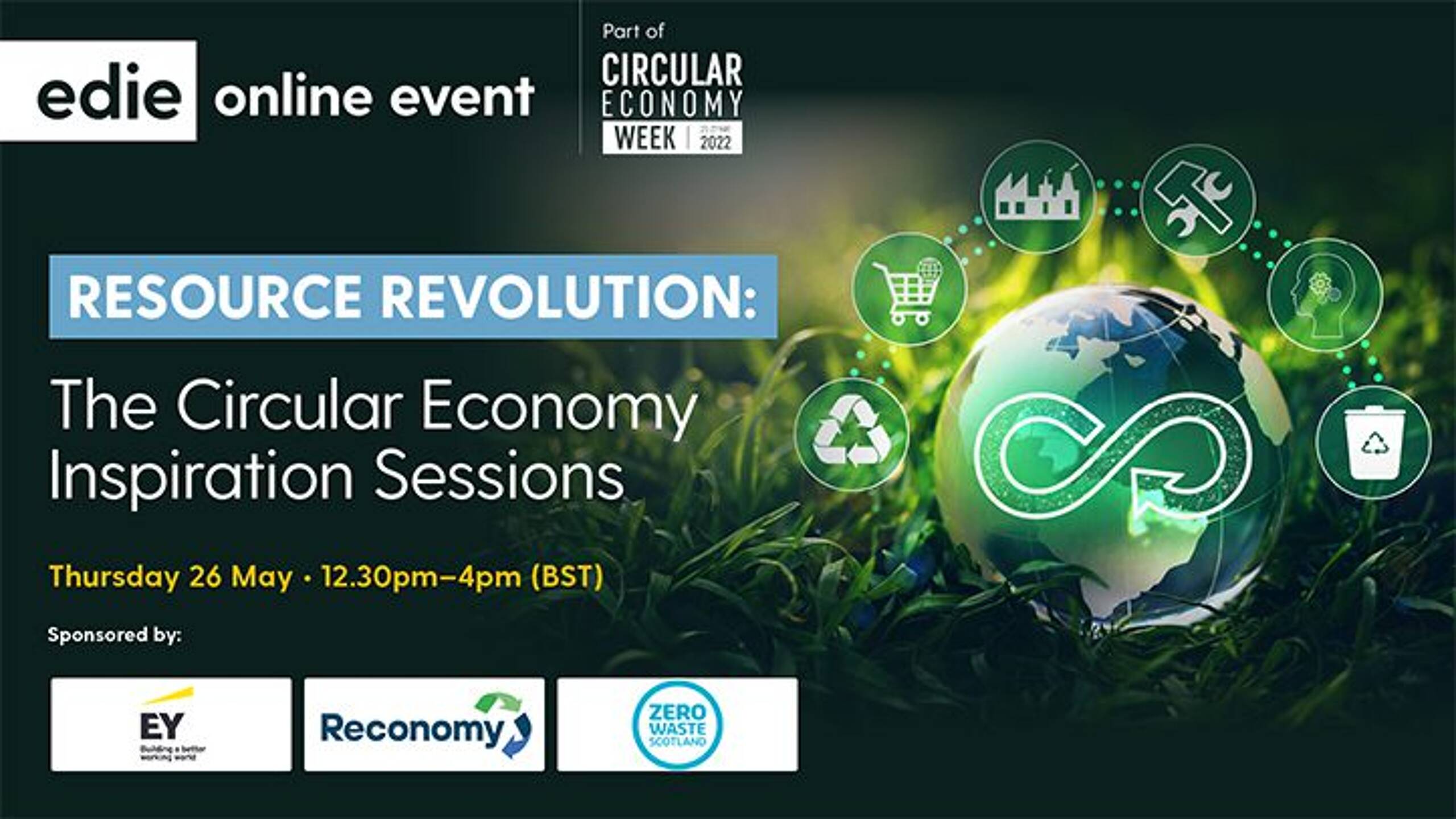 Available to watch on-demand: edie’s Circular Economy Inspiration Sessions featuring Mars, L’Oreal, Canon and more