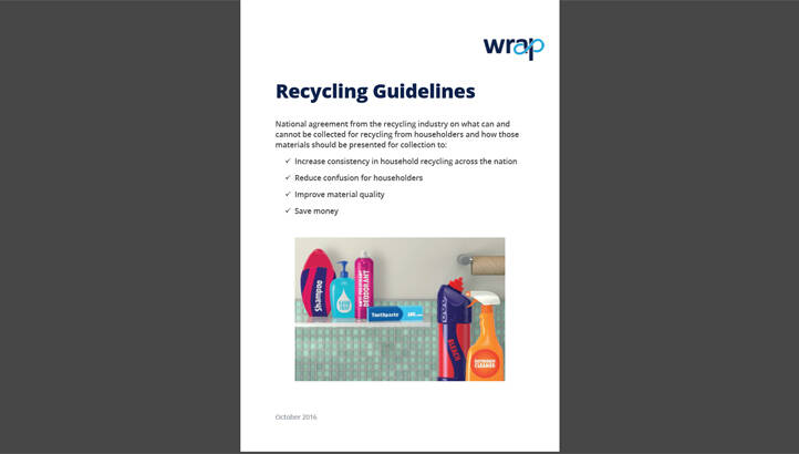 WRAP's National Recycling Guidelines - edie