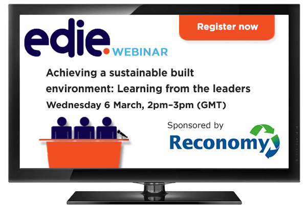 Webinar: Achieving a sustainable built environment: Learning from the leaders