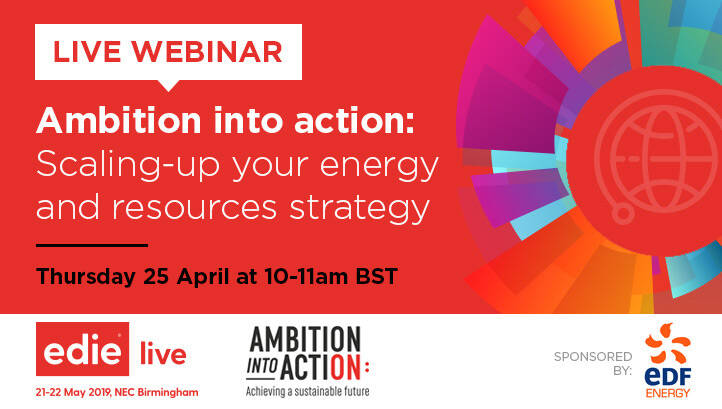 Webinar: Ambition into action: Scaling-up your energy and resources strategy