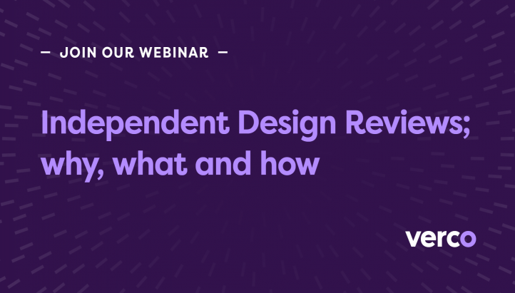Join our webinar: Independent design reviews: why, what and how