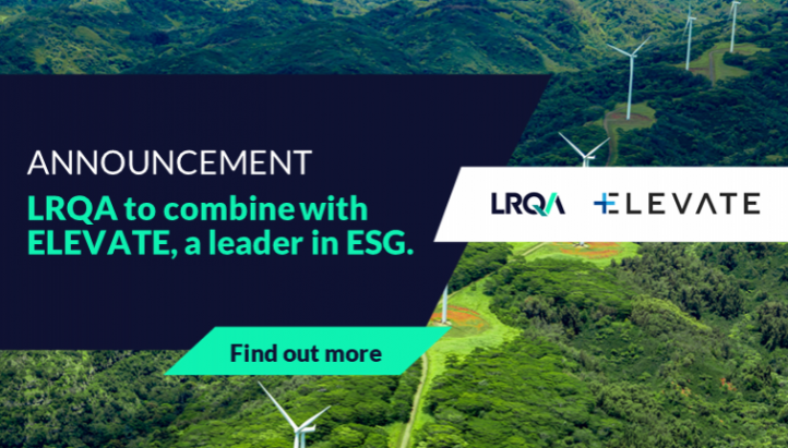 LRQA and ELEVATE to combine to meet rising global demand for ESG solutions