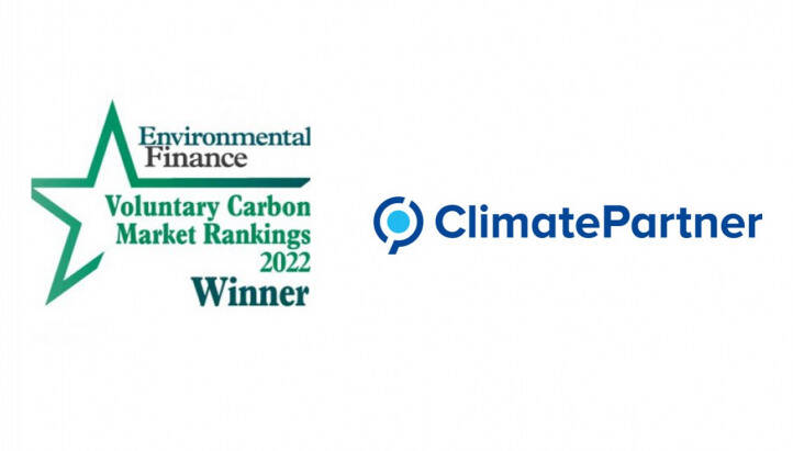 ClimatePartner is “Best Wholesaler” in the Voluntary Carbon Market Ranking 2022