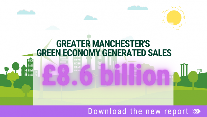 Green technology worth £8.6bn to Greater Manchester economy – home to England’s third biggest green economy