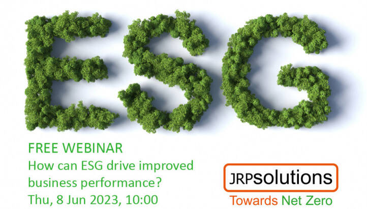 Free webinar: How can ESG drive improved business performance?