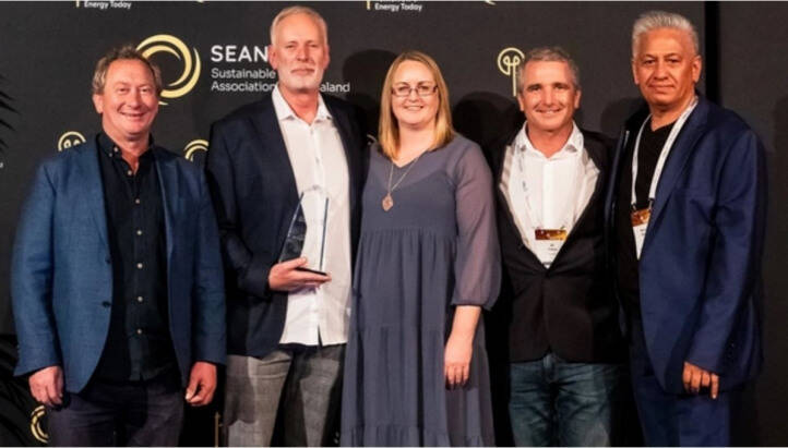 SLR wins Best Large Business Award at Sustainable Energy Association of New Zealand Awards