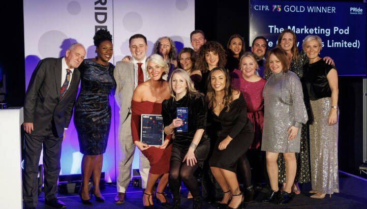 The Marketing Pod scoops PR Consultancy of the Year again at PRide Awards