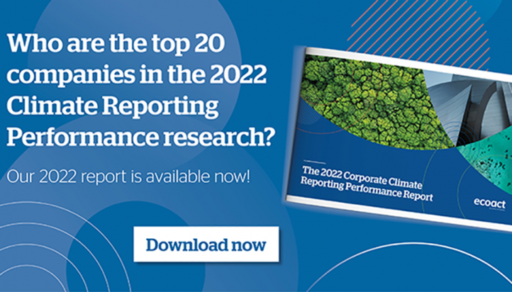 The 2022 Corporate Climate Reporting Performance Report