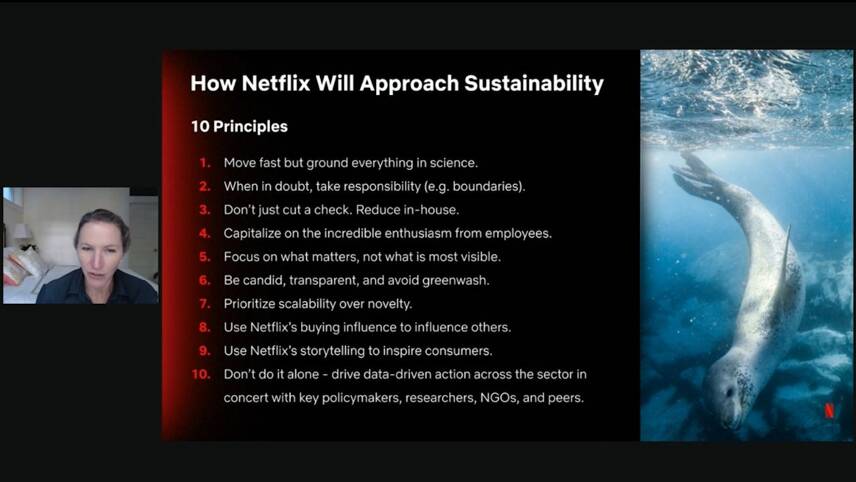 Sustainability Leaders Forum Day 1: The Netflix sustainability journey