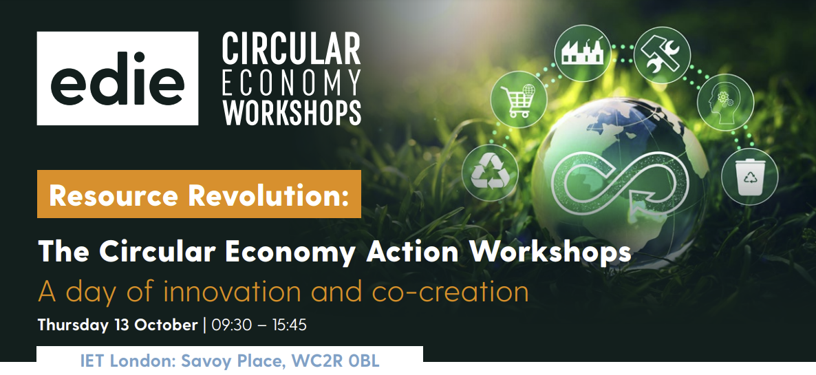 edie Circular Economy Workshops – Apply for a place