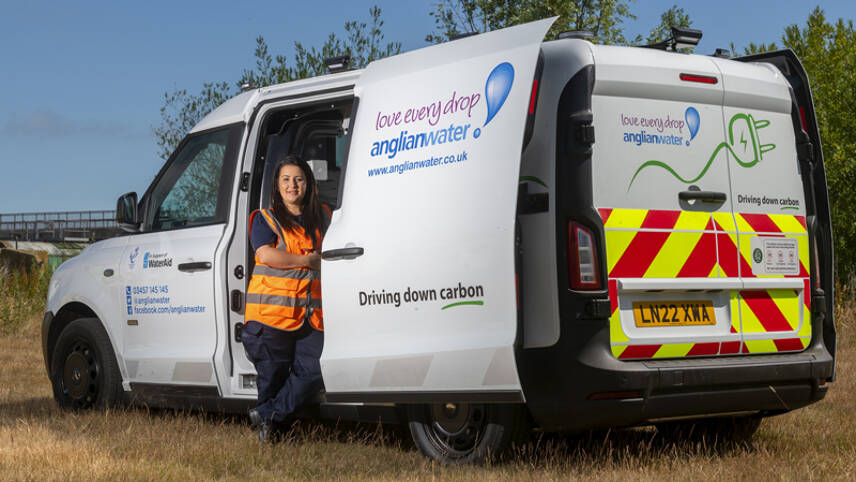 Anglian Water set to add hundreds of EVs to fleet