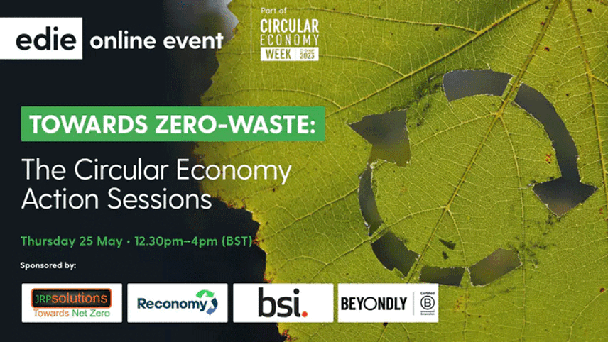 Now available on demand: edie’s online circular economy action sessions