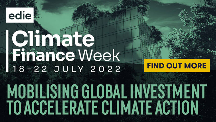 Climate Finance Week: edie kicks off week of exclusive green finance content and events