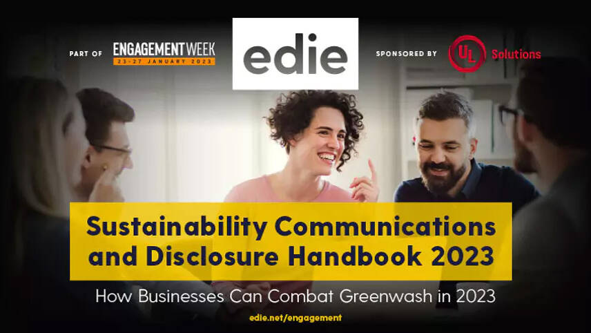 edie publishes new, free-to-download Sustainability Communications and Disclosure Handbook