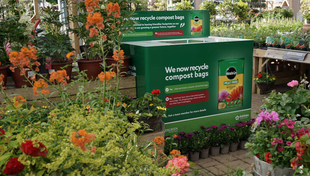Dobbies Garden Centres adds compost bag recycling points to 81 stores