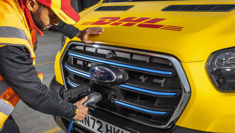 Deutsche Post DHL Group partners with Ford to deploy 2,000 electric vans within a year