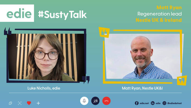 #SustyTalk: Nestle UK & Ireland’s Matt Ryan on balancing nature and food security