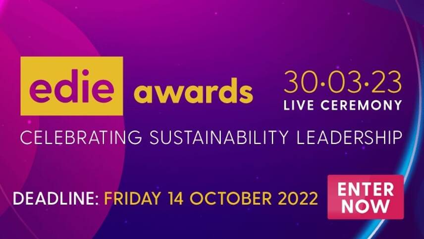 Celebrating sustainability leadership: Registration now open for the edie Awards