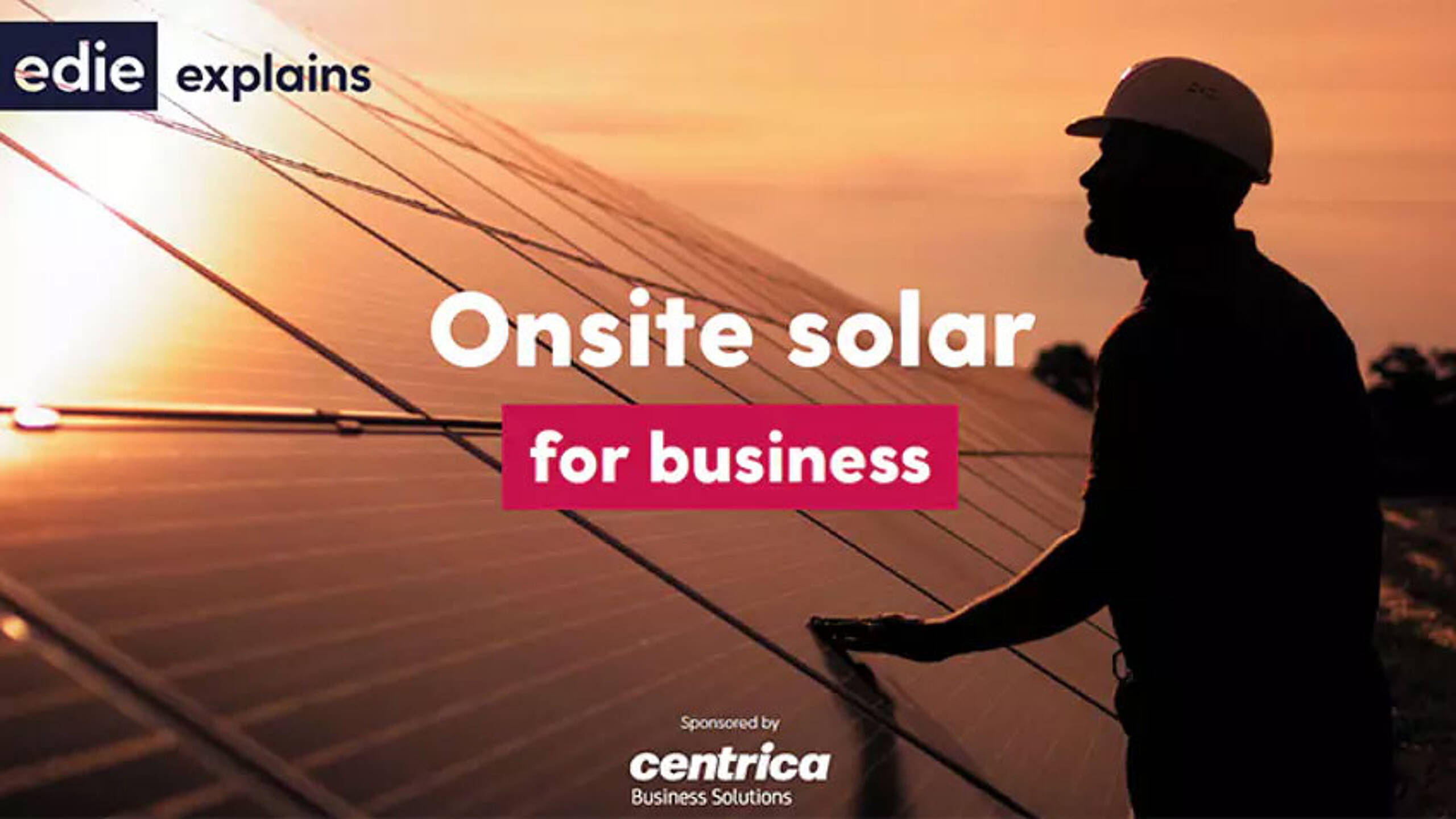 edie launches new guide on onsite solar for businesses