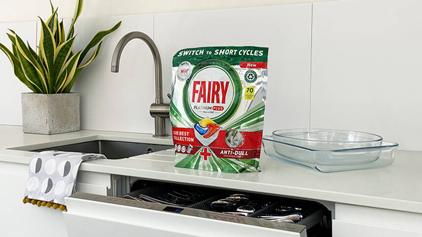 Fairy offers dishwashing tips to help consumers reduce emissions