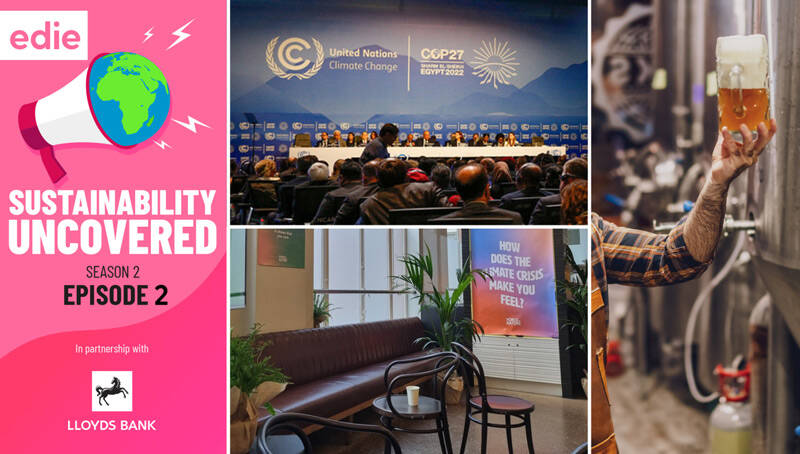 Sustainability Uncovered Podcast episode 2: COP27 reflections, hydrogen-powered breweries and a youth climate café
