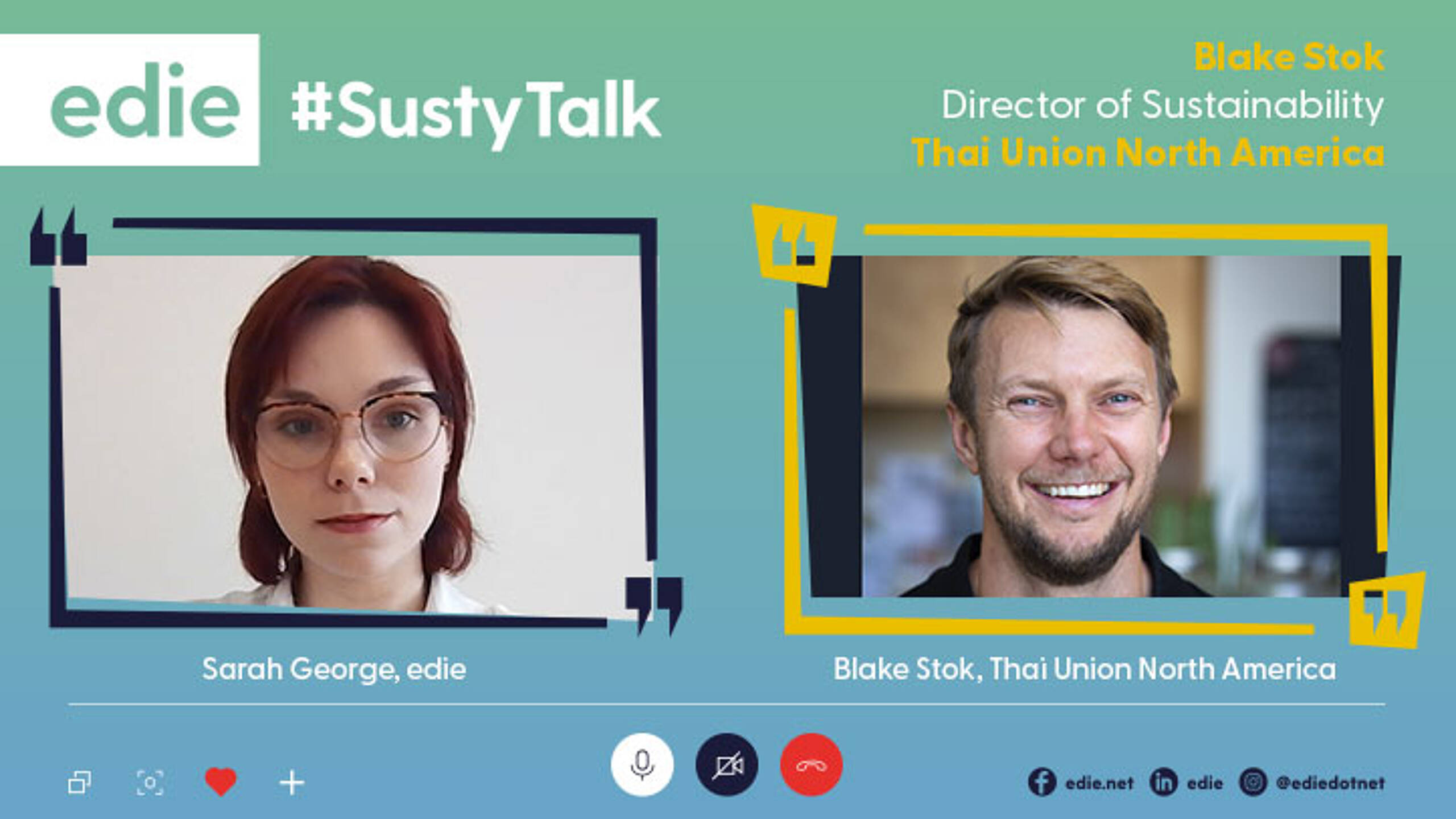 #SustyTalk: Thai Union’s Blake Stok on strategising for sustainable seafood