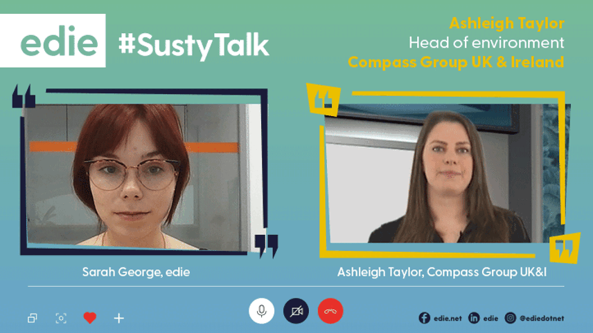 #SustyTalk: Compass Group’s Ashleigh Taylor on Stop Food Waste Day