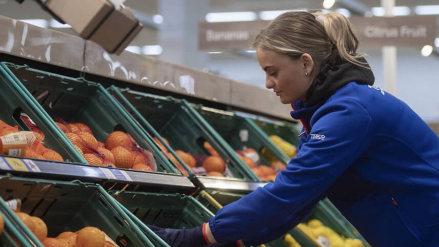 Tesco pulls forward target to halve food waste