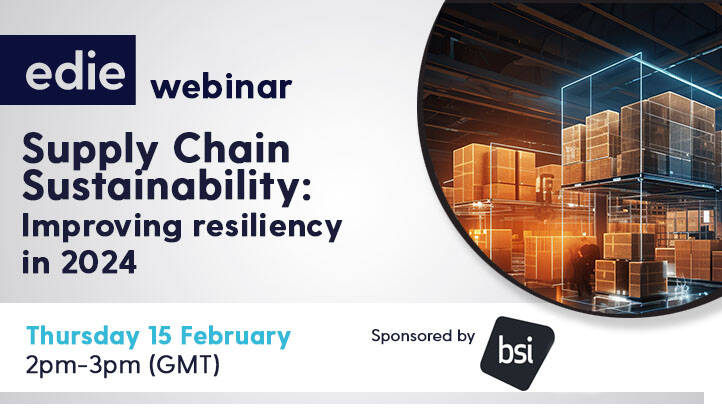 Now available on-demand: edie’s free webinar on supply chain sustainability