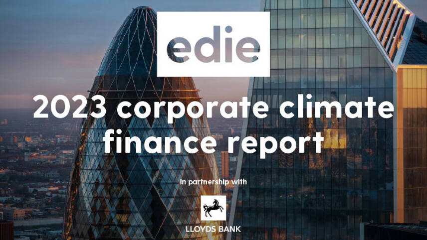 edie publishes new report on corporate climate finance and the just transition