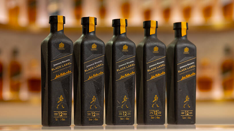 特級 ウイスキー BLACK LABEL 〔Y9296〕 飲料・酒 Johnnie Walker 特級