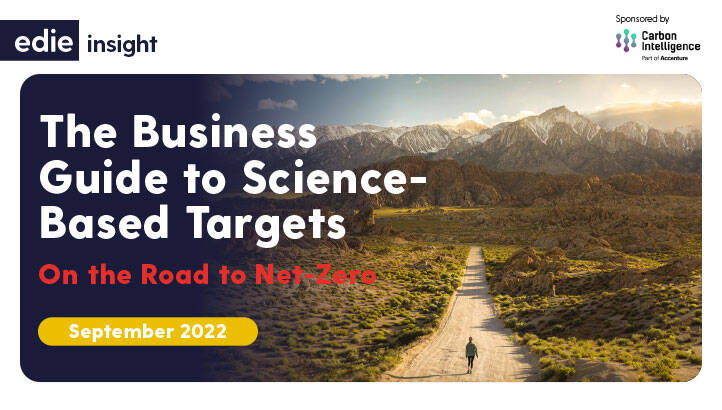 The Business Guide to Science-Based Targets On the Road to Net-Zero