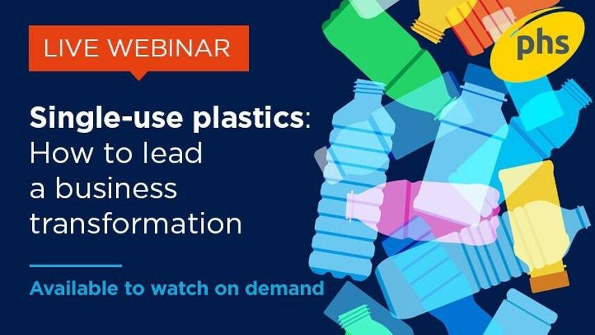 Available to watch on demand: edie’s single-use plastics business transformation webinar
