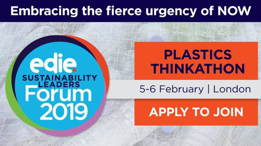 edie opens applications for ‘Plastics Thinkathon’ at Sustainability Leaders Forum