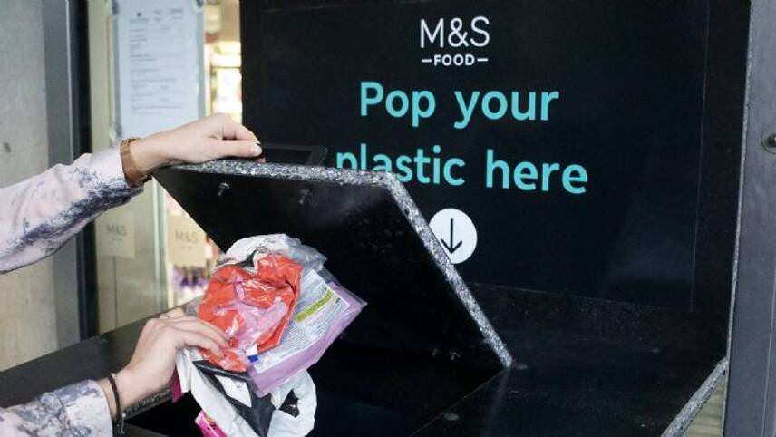 M&S rolls out in-store take-back scheme for hard-to-recycle plastics