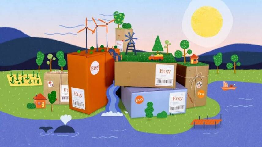 Etsy to offset global shipping emissions