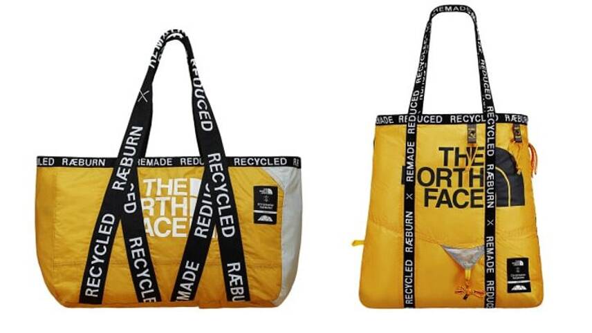 The North Face recycles old tents into new designer bag range