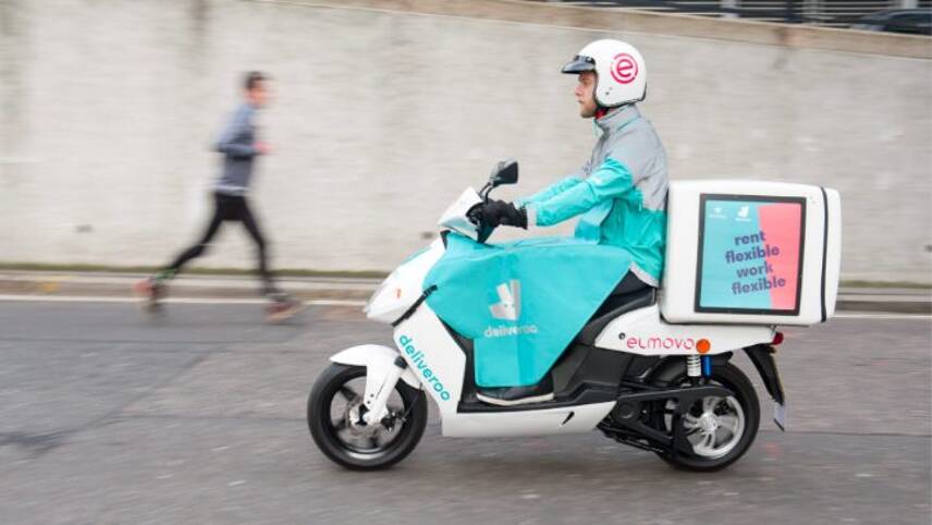 Deliveroo launches electric scooter rental scheme in London